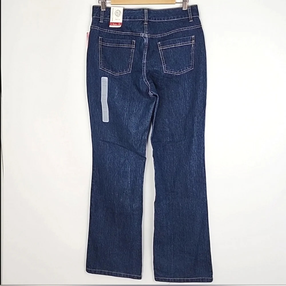 Christopher  & Banks Women's Modern Fit Boot Cut Blue Denim Jeans Size 8 - Picture 2 of 14